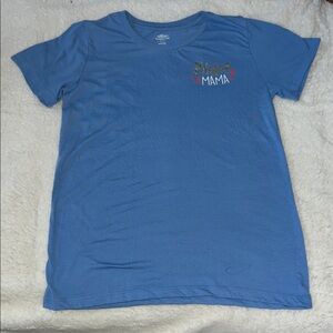 Source Unknown Blue Graphic Tee